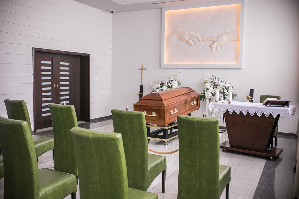 Sala pożegnań w krematorium